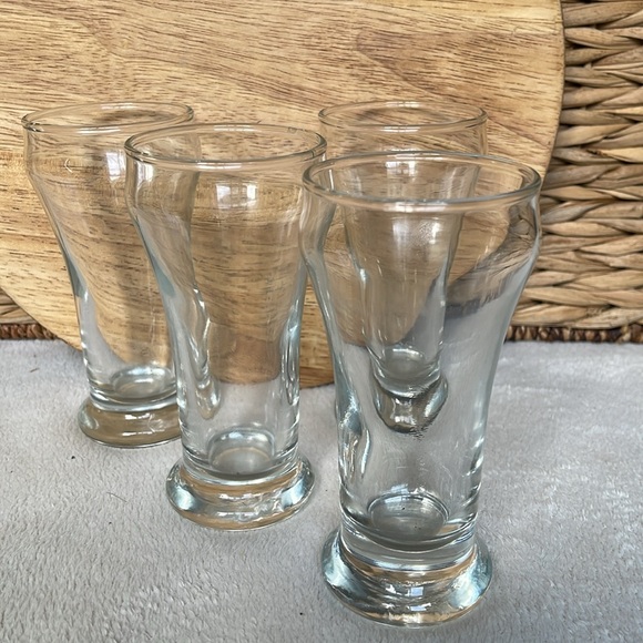 1970’s Set of 4 6 oz Drinking Dessert Glasses - Picture 3 of 8